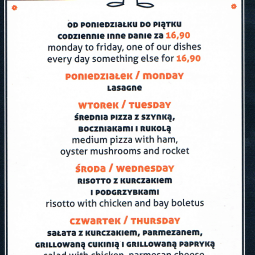 Restauracja włoska Obrzeżna