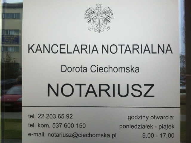 Kancelarie Notarialne Warszawa Mokotów. Notariusz