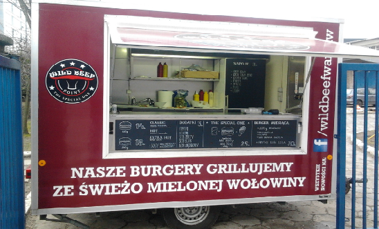 przyczepa Wild Beef - Burgery Warszawa